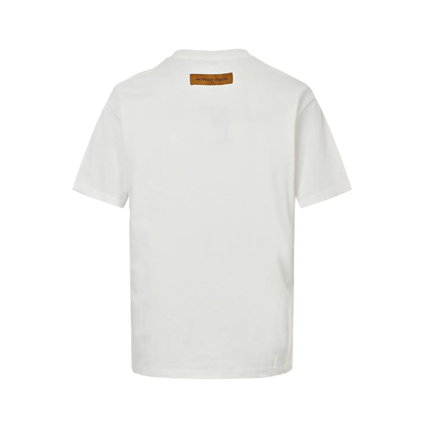 Louis Vuitton/Louis Vuitton 25ss presbyopic letter logo foam printed short sleeves